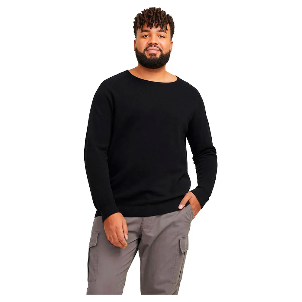 

Свитер Jack & Jones Hill Plus Size, черный