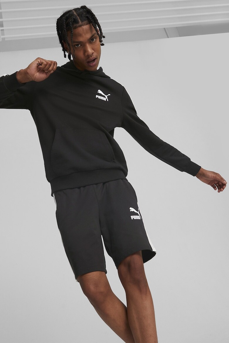 

Хлопковая толстовка с контрастами Puma, черный