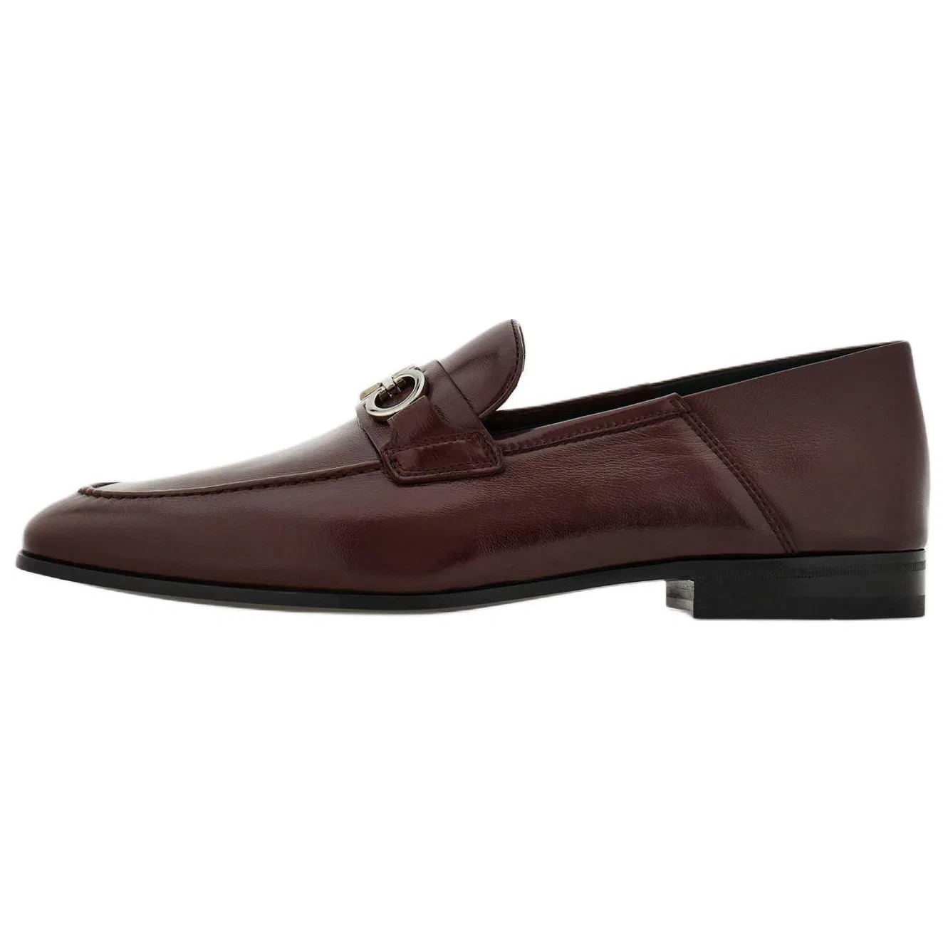 Лоферы Gancini бордовые Ferragamo