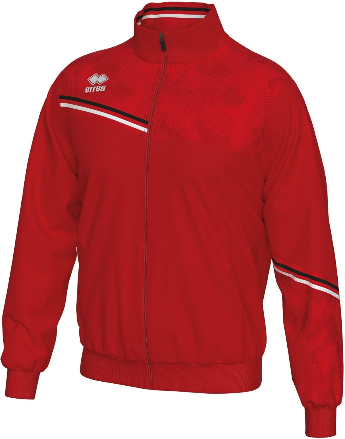 

Мужская толстовка ERREA ELTON на молнии с карманами , белый/черный/красный