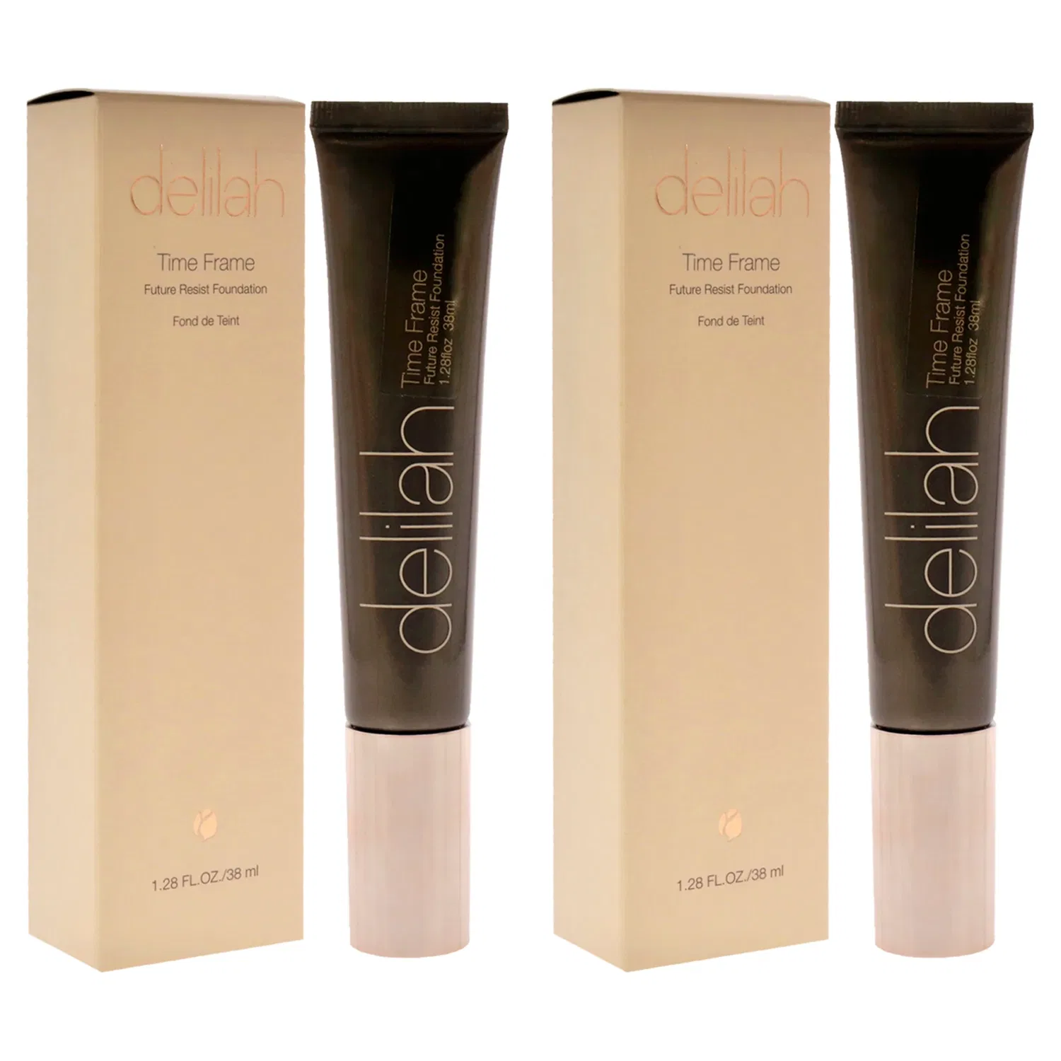 Тональный крем Future Resist Foundation SPF 20 - Maple от Delilah для женщин - 1,28 унции - упаковка из 2 штук, коричневый — фото 3