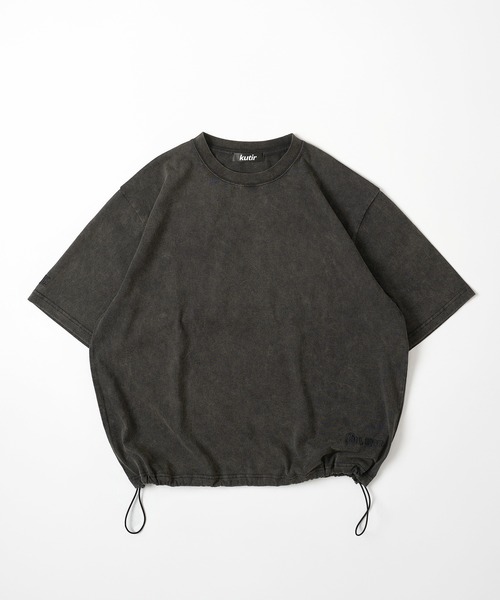 

Футболка с завязками в винтажном стиле Kutir, черный