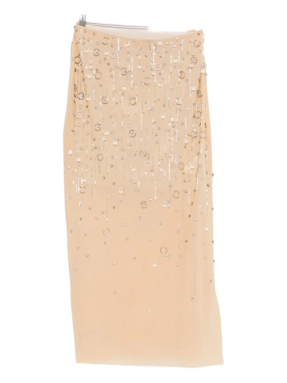 

Миди-юбка с украшениями Patrizia Pepe, бежевый
