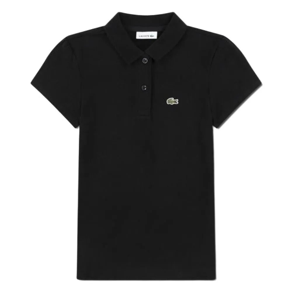 

Поло с коротким рукавом Lacoste Kids 347026, черный