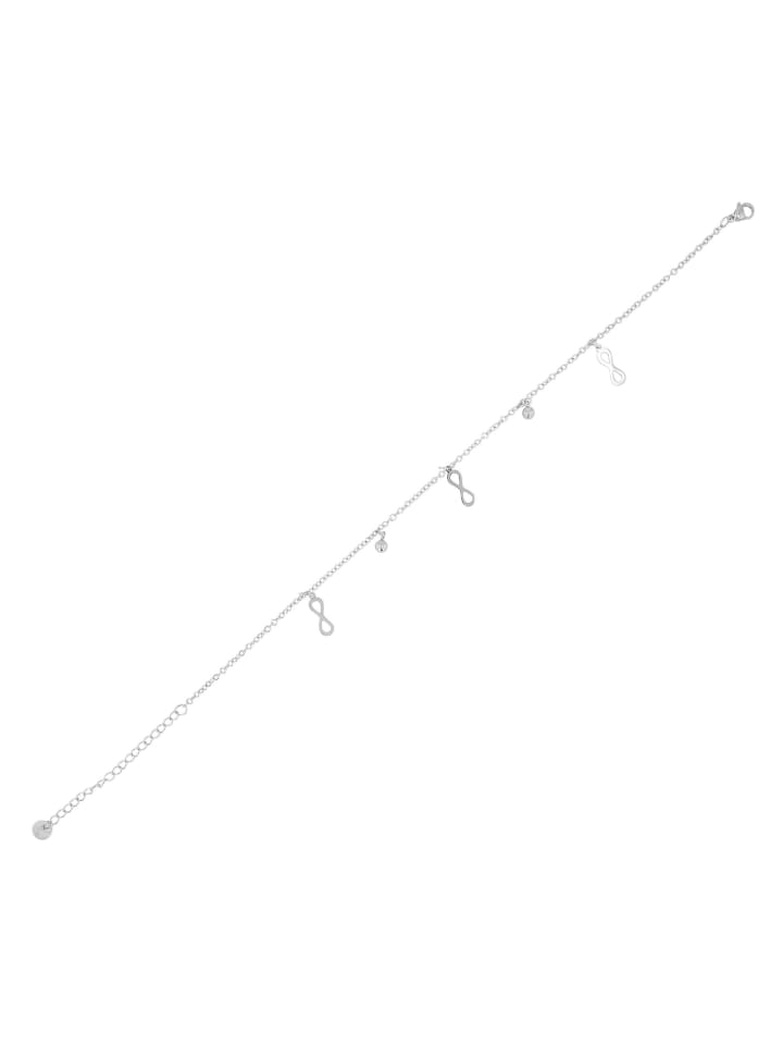 

Adeliás Женский кулон - кулон в виде символа бесконечности из нержавеющей стали серебристого цвета