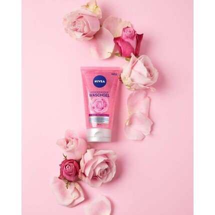 Гель для умывания Nivea — Розовой водой Очищение лица с технологией Micellair и натуральной розовой водой, 150 мл — фото 3