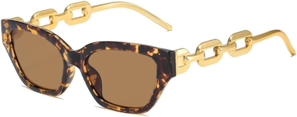 

Модные солнцезащитные очки «кошачий глаз» для женщин, винтажные очки, черные солнцезащитные очки для женщин с защитой от УФ-излучения UV400, золотистые очки generic, Leopard