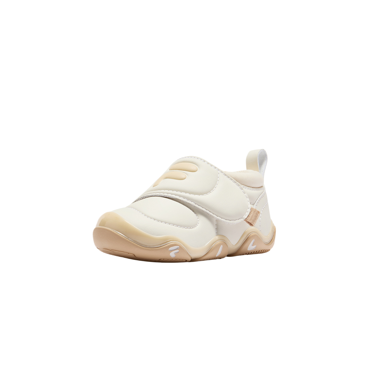 FILA KIDS Amore нескользящие детские туфли Milk White Smoothie Brown для малышей — фото 3