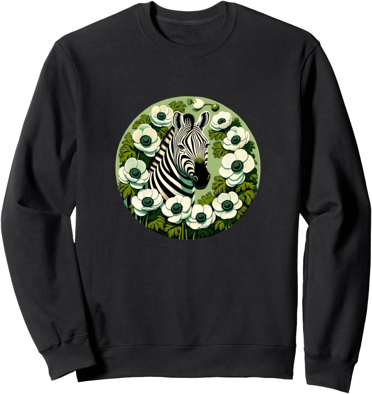 

Иллюстрация зебры, толстовка с изображением зебры Green Zebra Lover Bubb, черный