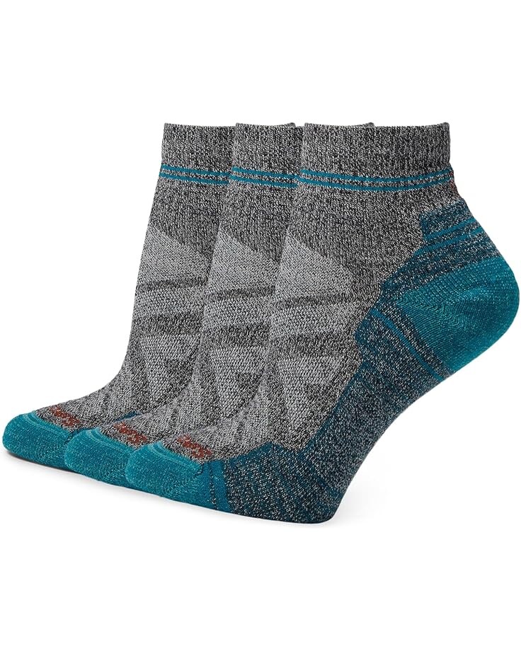 

Носки Smartwool Hike Light Cushion Ankle Socks 3 Pack, цвет Ash-Charcoal