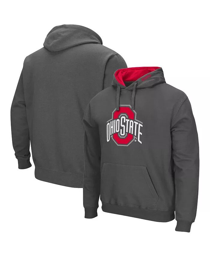 

Мужская толстовка с капюшоном Ohio State Buckeyes Arch Logo 3.0 Colosseum, серый