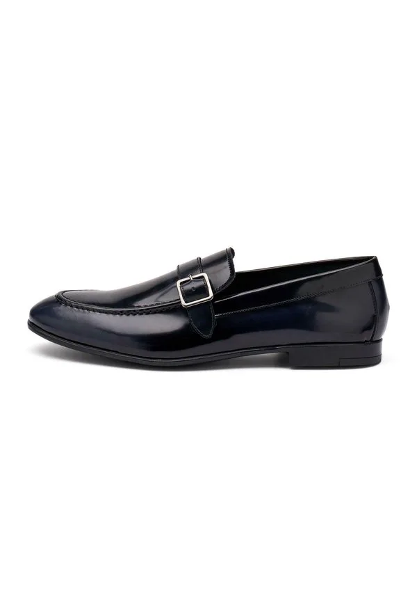 Элегантные лоферы с пряжкой, элегантные мокасины Frau Shoes, Royal Blue