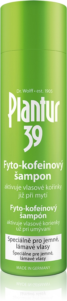 

39 кофеиновый шампунь для тонких волос Plantur, 250 мл