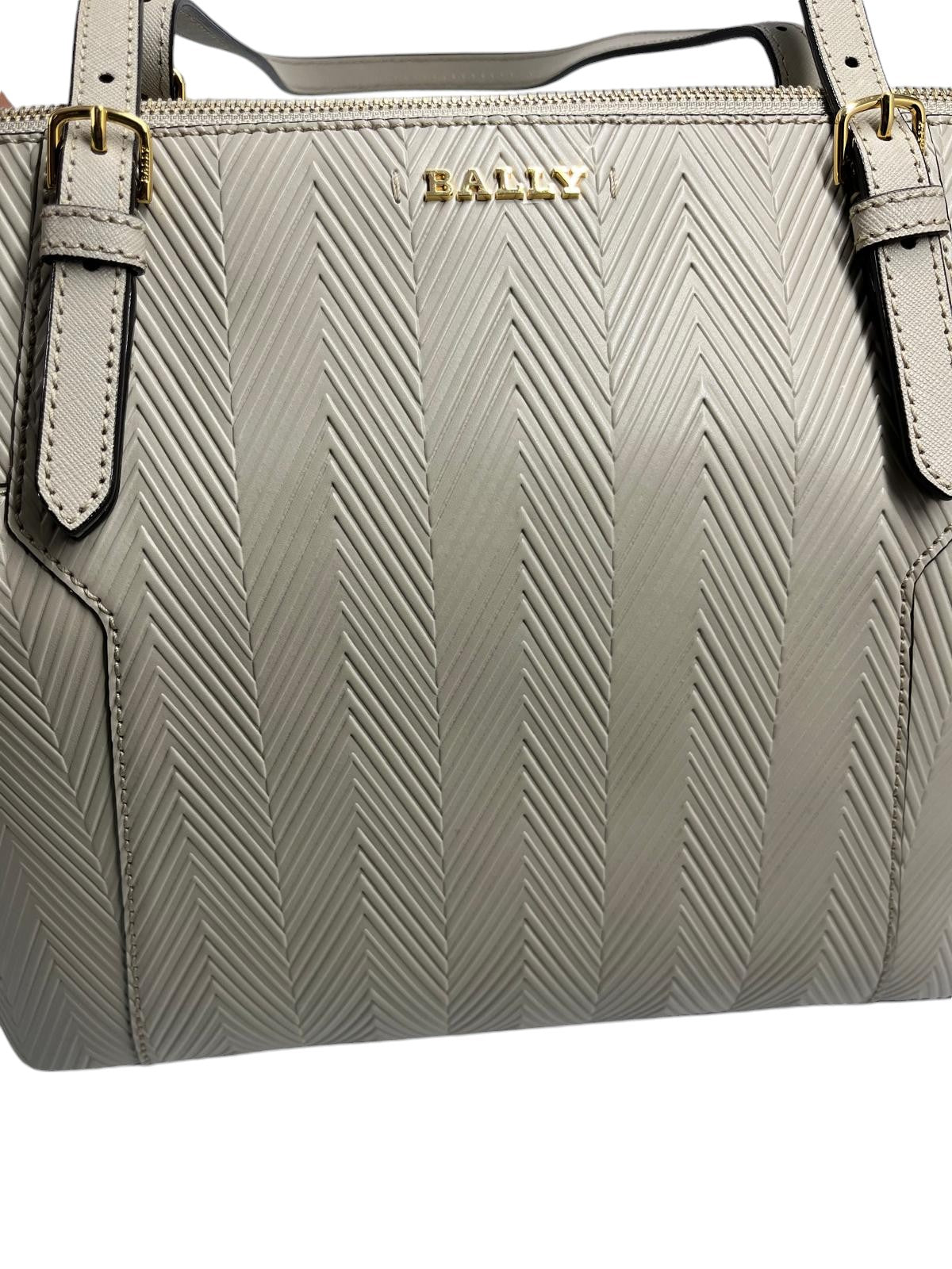 

Bally Samirah 6232741 женская сумка-тоут Caillou Bovine Split с тиснением, белый
