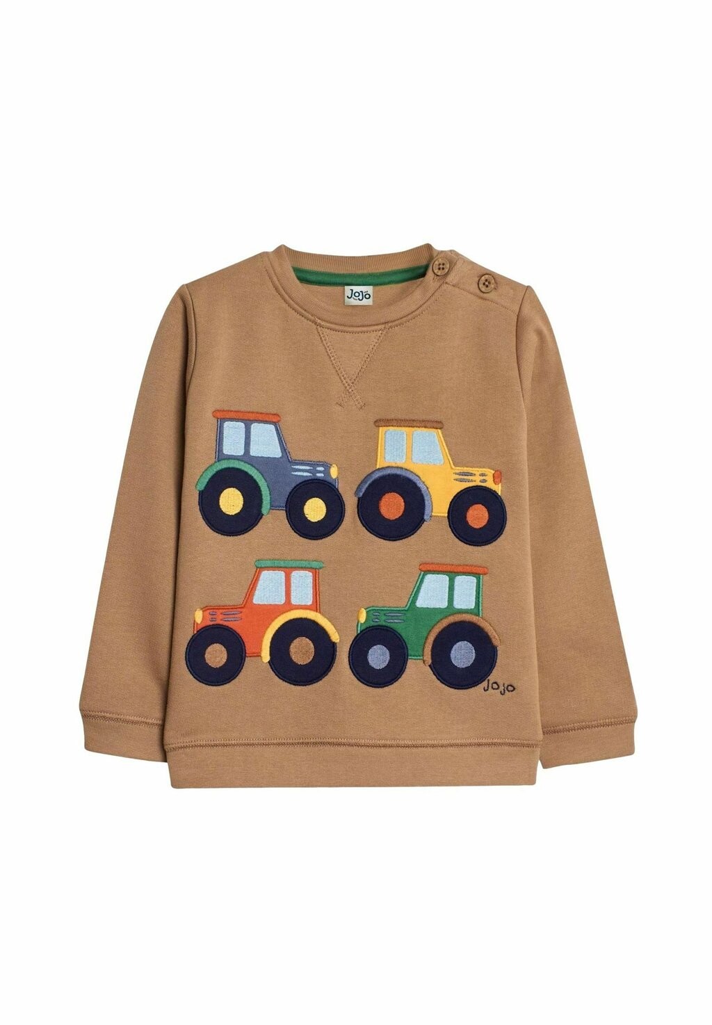 

Толстовка TRACTOR APPLIQUE- REGULAR FIT JoJo Maman Bébé, коричневый