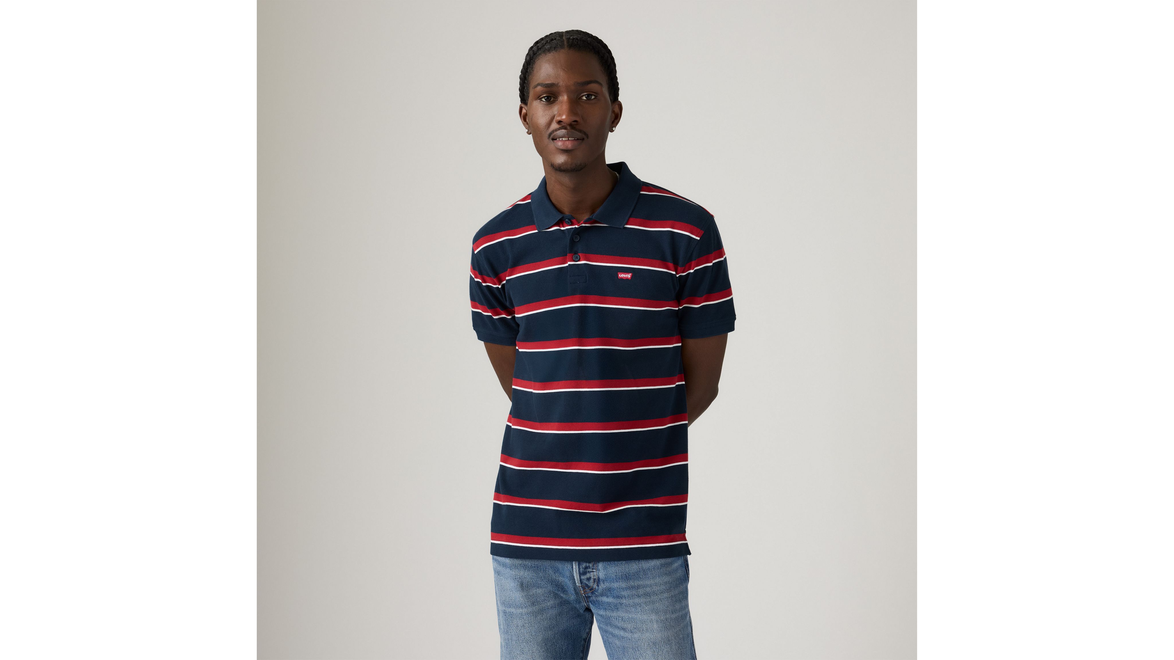 

Рубашка поло Housemark Levi's, Alden Stripe Navy Blazer - Blue