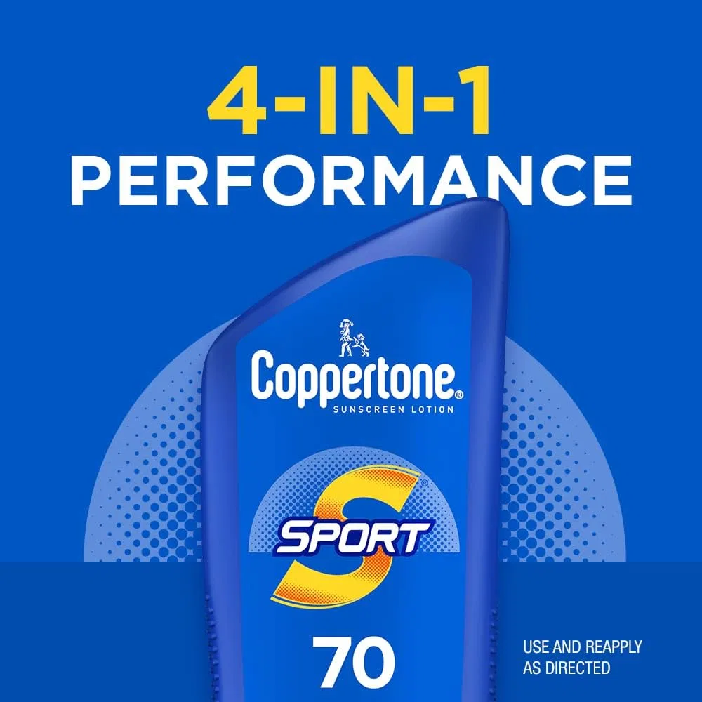 Солнцезащитный лосьон для спорта Coppertone SPF 70, 207 мл — фото 3