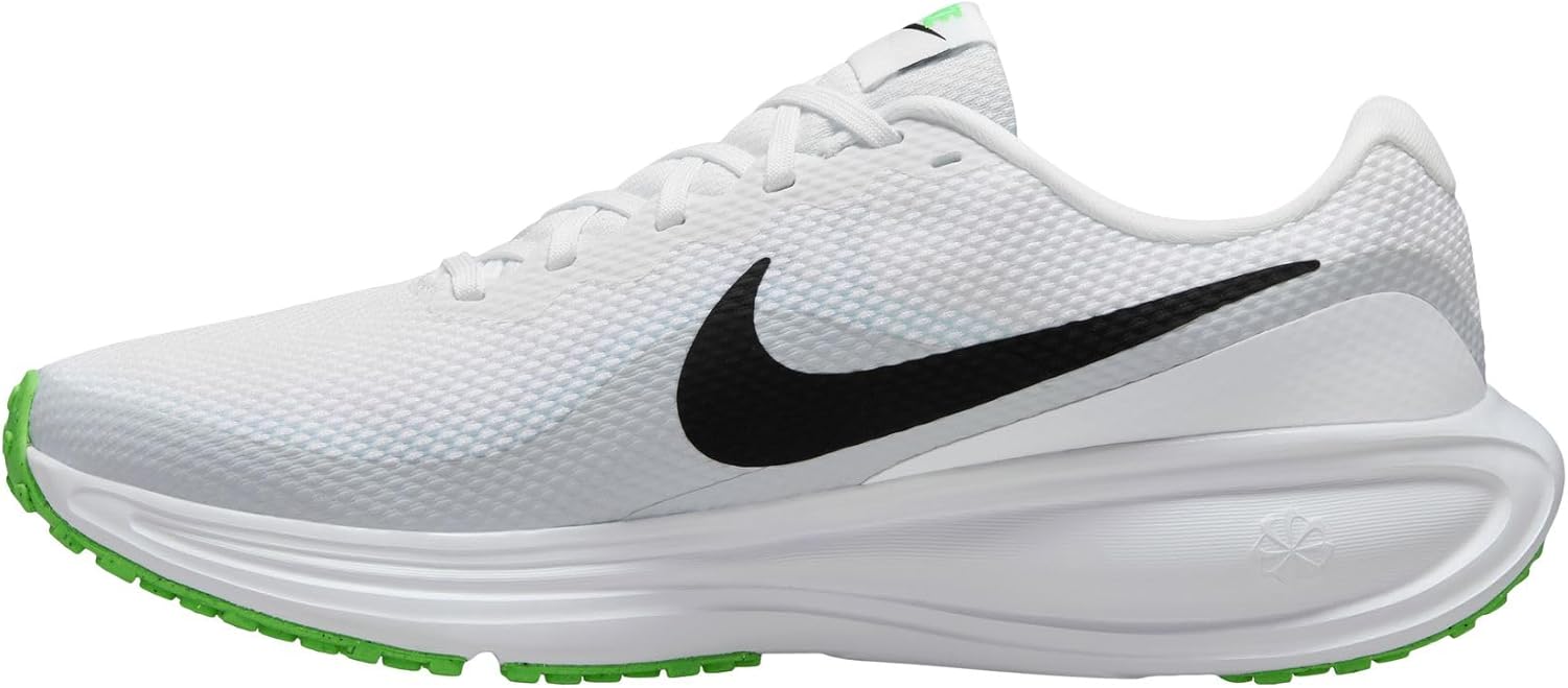 Мужские кроссовки для бега по шоссе Nike Revolution 8, белый/черный/синий — фото 4