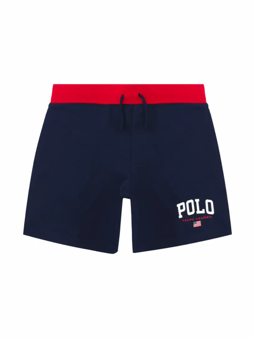

Хлопковые шорты с логотипом Ralph Lauren, тёмно-синий