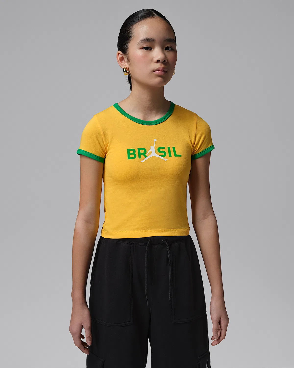 Детская футболка Jordan Retro Graphic, Yellow/Green/White
