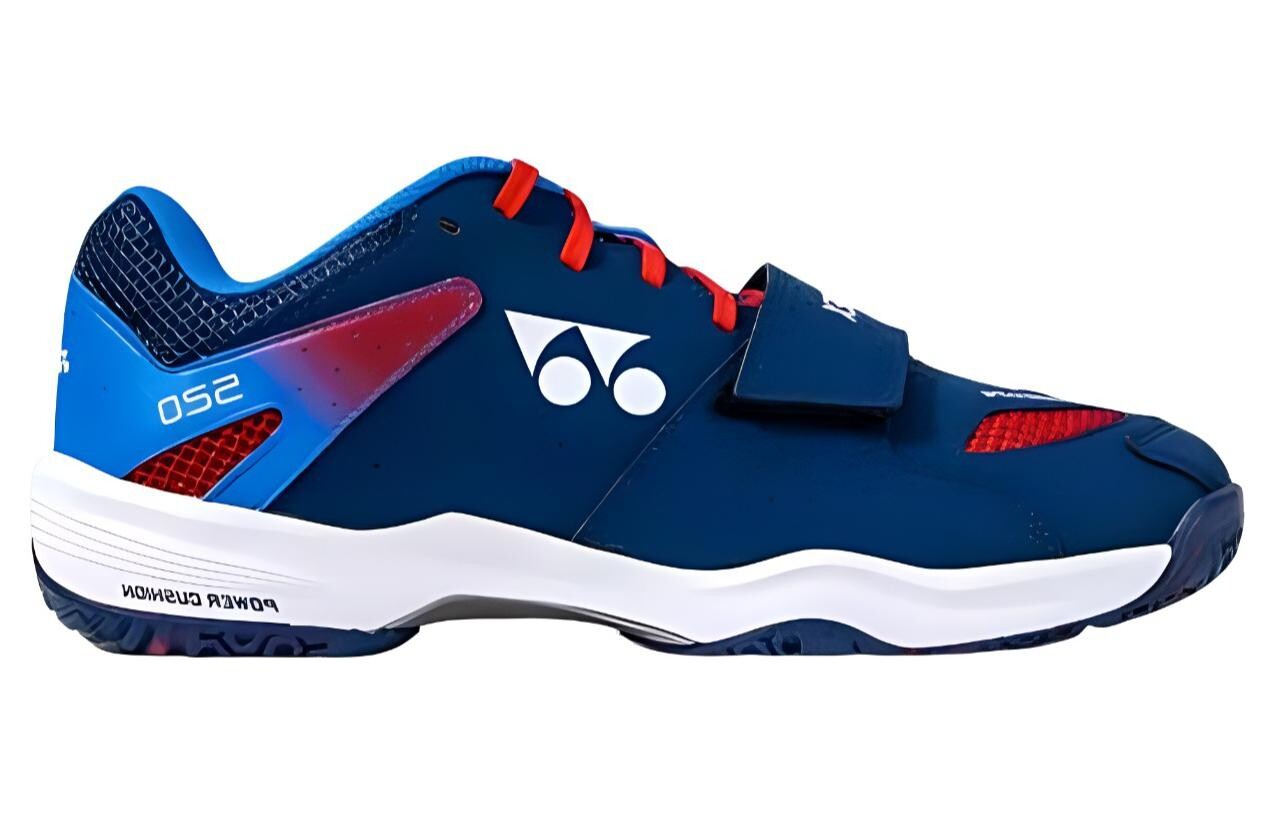 Бадминтонные кроссовки Power Cushion Unisex Low-top Cyan/Red Yonex — фото 2