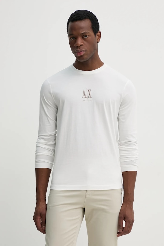

Хлопковая водолазка Armani Exchange, белый