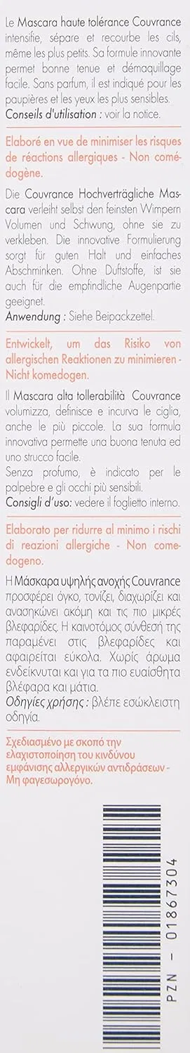 Тушь для ресниц «Couvrance High Tolerance Mascara» от Avène, черная Avene, Black — фото 4