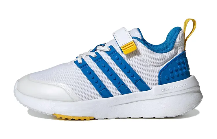 

Racer TR21 Детские кроссовки Детские низкие белые/королевские синие Adidas Neo, белый/синий