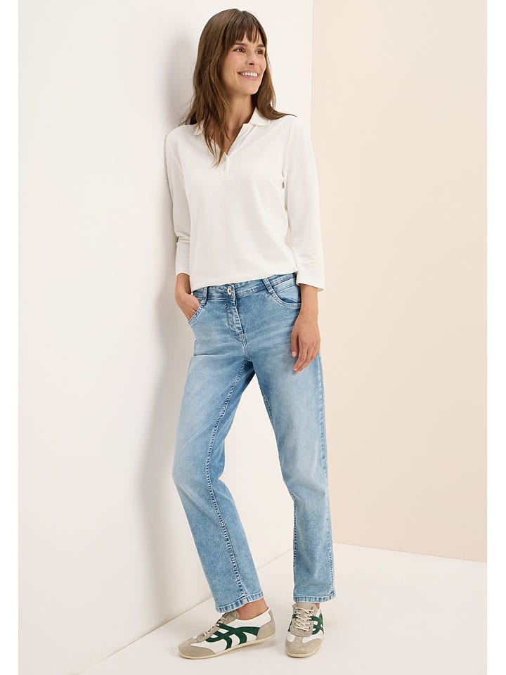 

Cecil Белая футболка с длинными рукавами