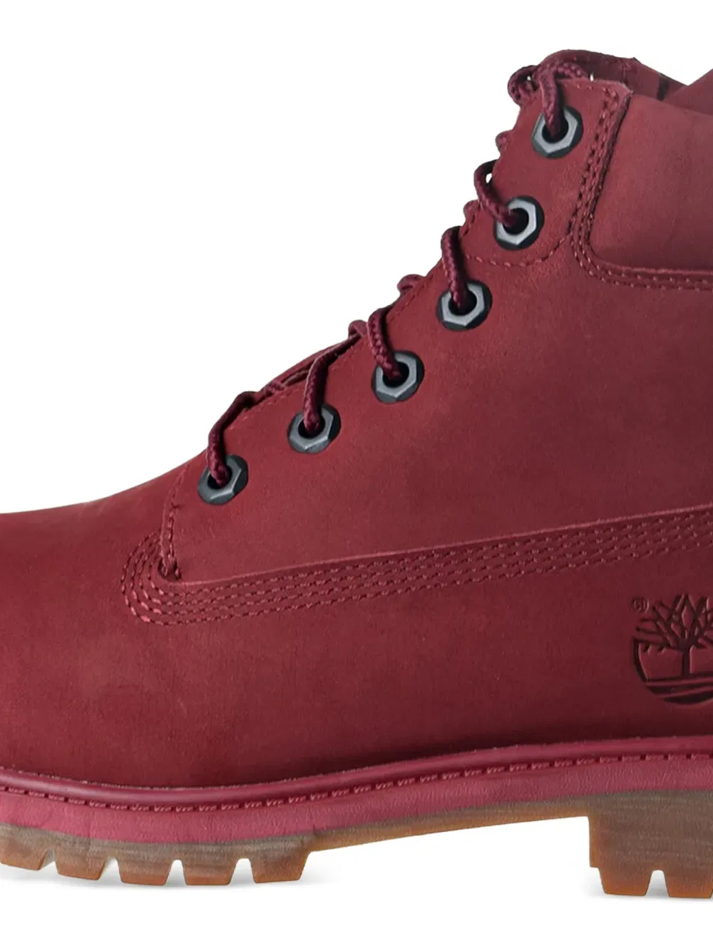 Водонепроницаемые ботинки премиум-класса на шнуровке высотой 6 дюймов Timberland Kids, красный — фото 2