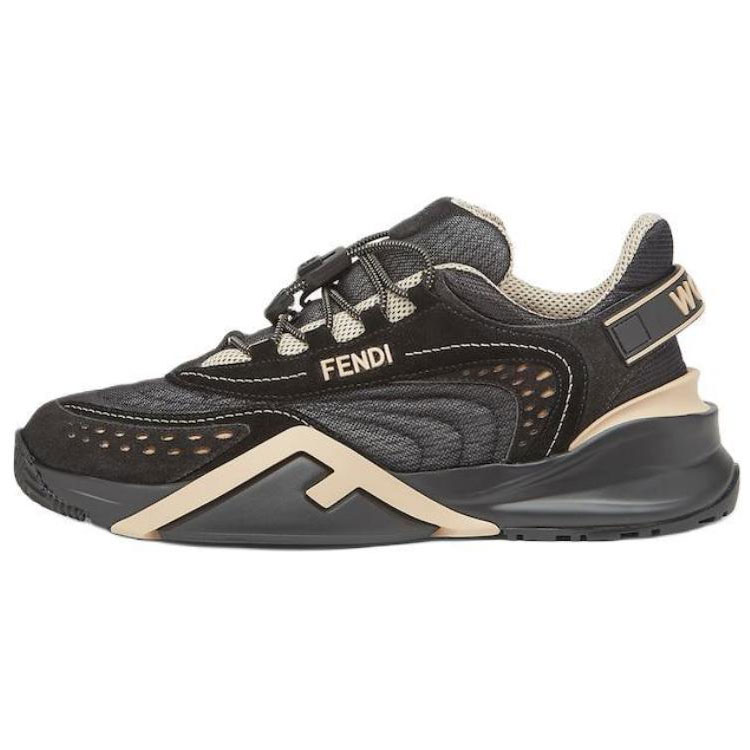 FENDI Кроссовки Flow Low Top Casual, женские, черные