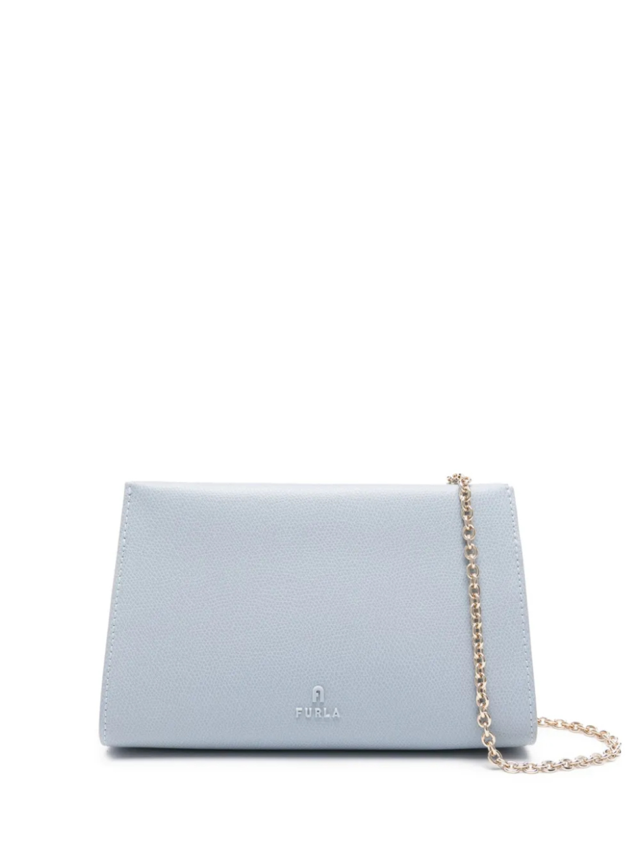 

Кожаная сумка-клатч Furla, синий