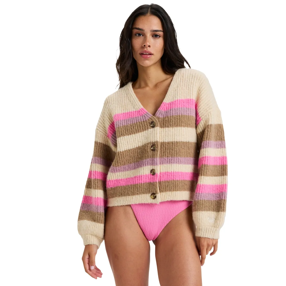 

Женский кардиган Marble Tiles Stripe Roxy, мультиколор