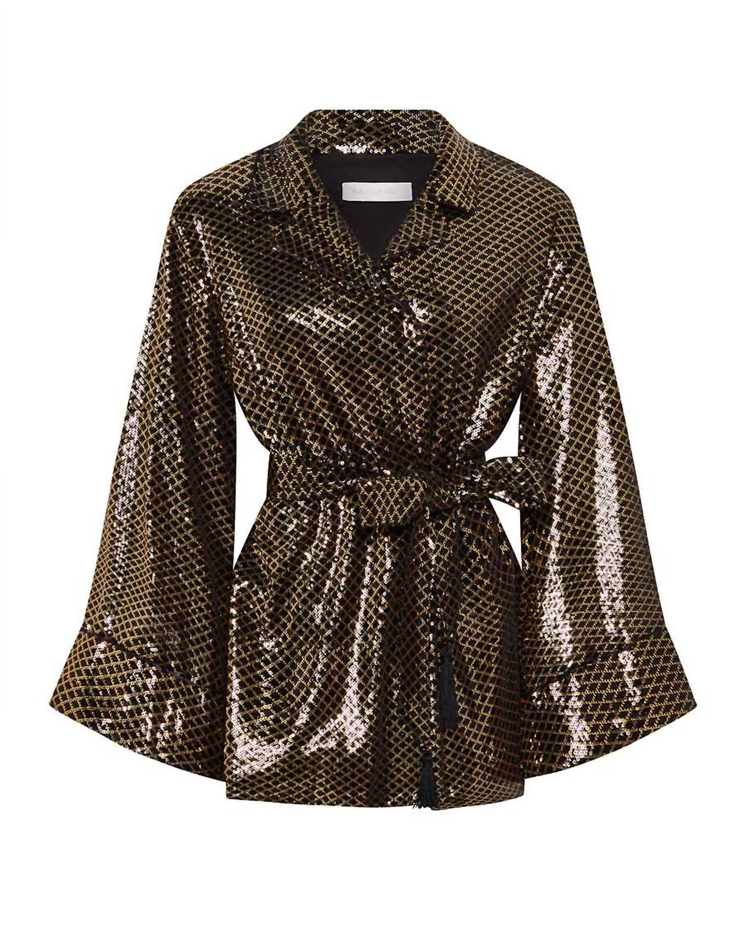 

Куртка Una Sequin в золоте BORGO DE NOR, золотой