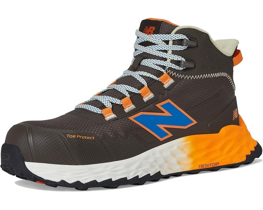 Мужские рабочие кроссовки New Balance Fresh Foam Cremorne Chocolate Comp Toe VER404, коричневый — фото 2