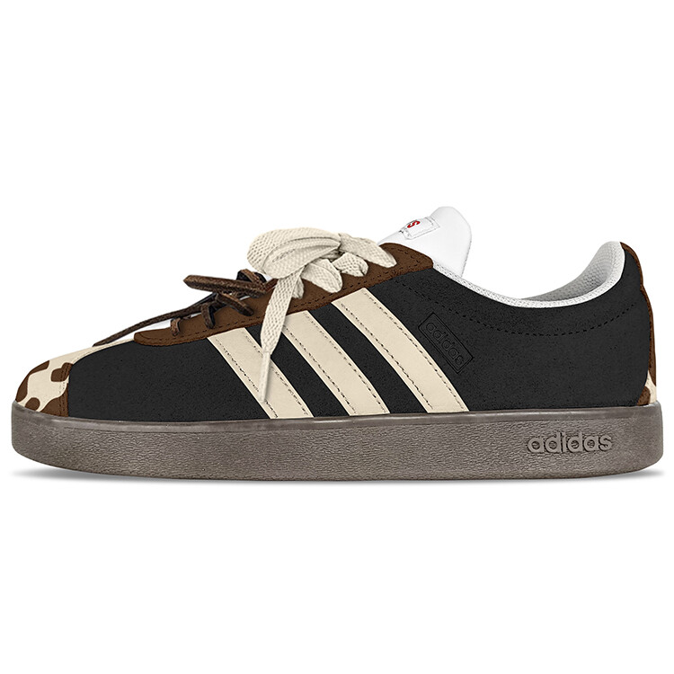 

Кроссовки adidas neo Vl Court Classic Skateboarding Shoes Unisex Low-top Brown/black/beige, коричневый
