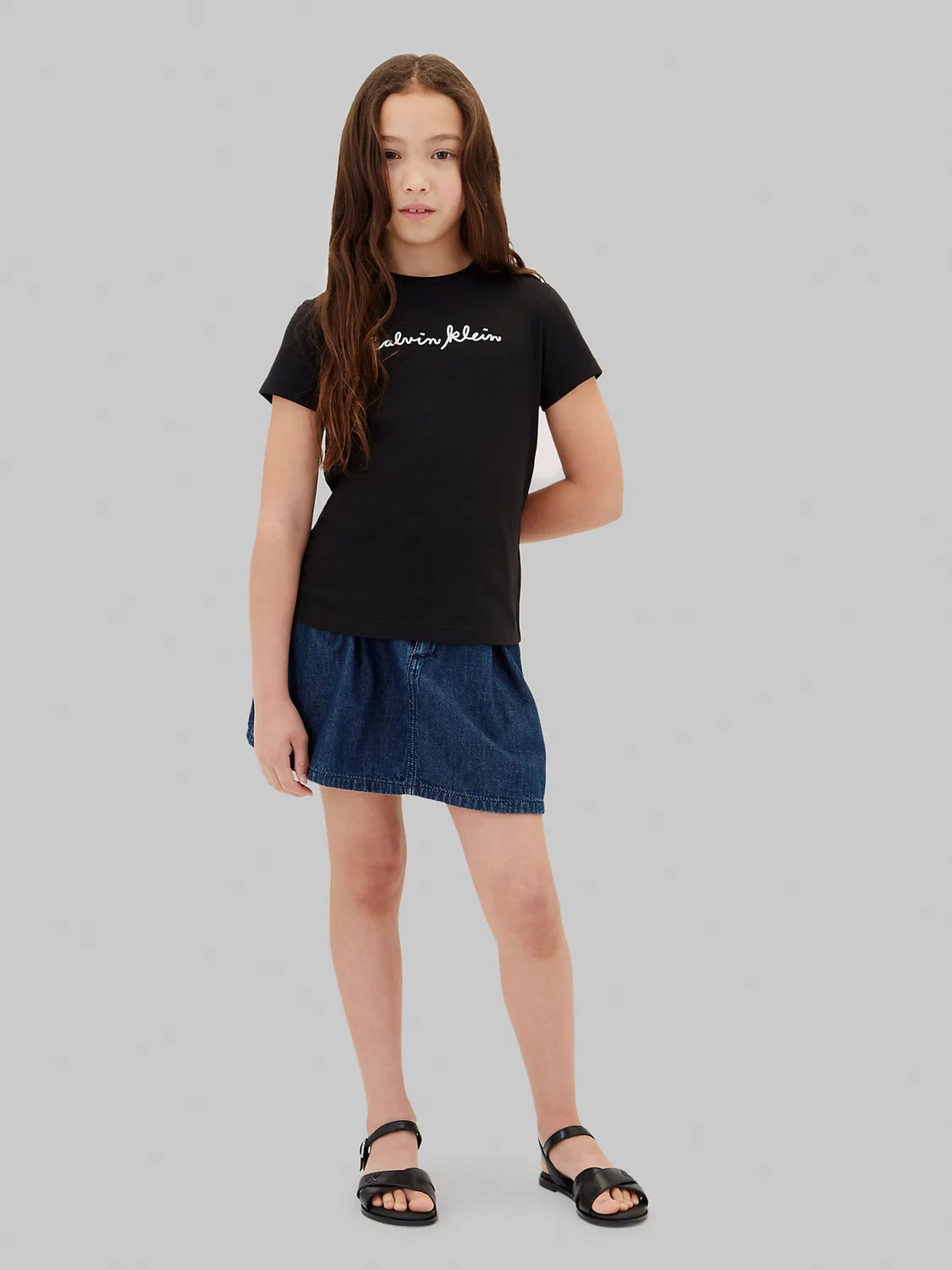 Рубашка Calvin Klein Jeans черного цвета — фото 4