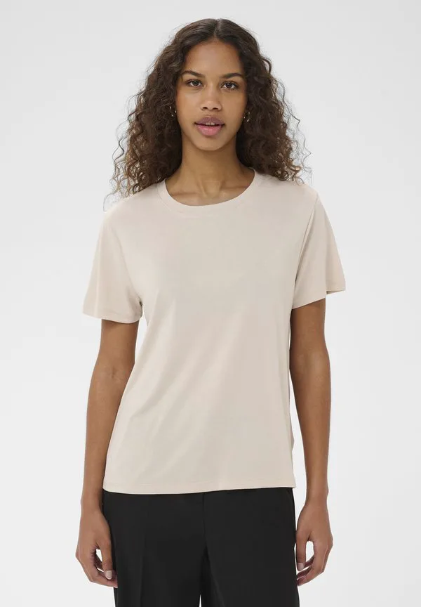 

Базовая футболка с круглым вырезом columbine Soaked In Luxury, Ancient Scroll, Бежевый, Базовая футболка с круглым вырезом columbine Soaked In Luxury, Ancient Scroll