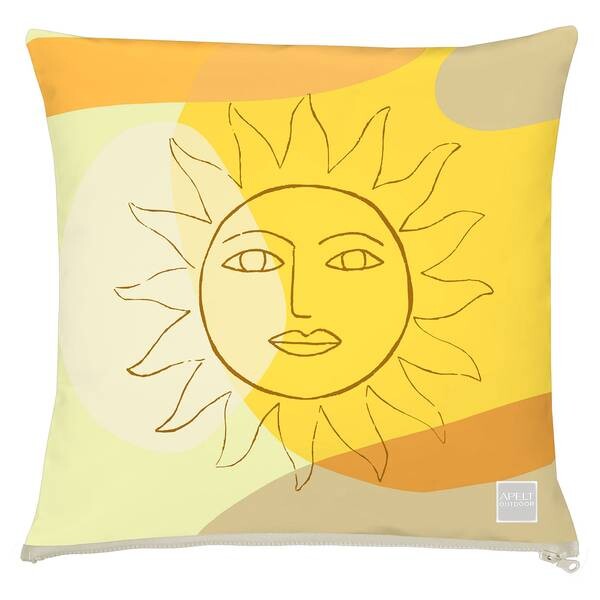 

Декоративная подушка Apelt 3980, 48 см цвет orange/beige