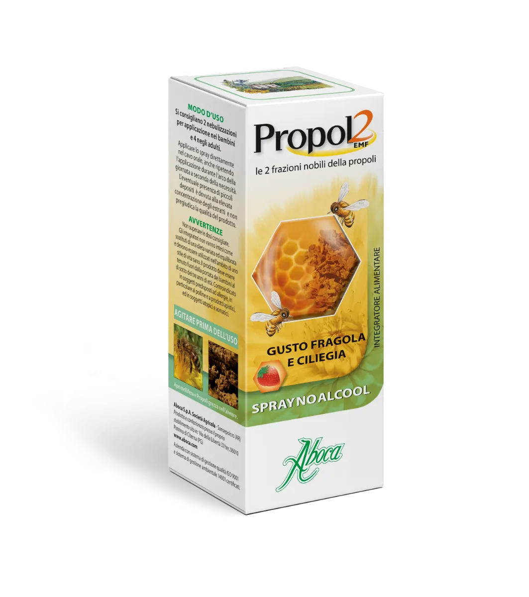 

Aboca Propol2 EMF Spray No Alcohol 30 мл Боль в горле и защита полости рта