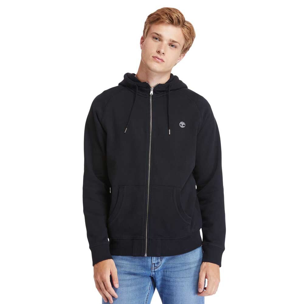 

Толстовка Timberland Exeter River Basic Brushed Back Regular Full Zip, черный