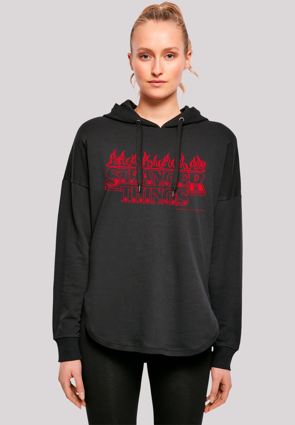 

Толстовка STRANGER THINGS FLAMES NETFLIX TV SERIES - Hoodie F4NT4STIC, черный