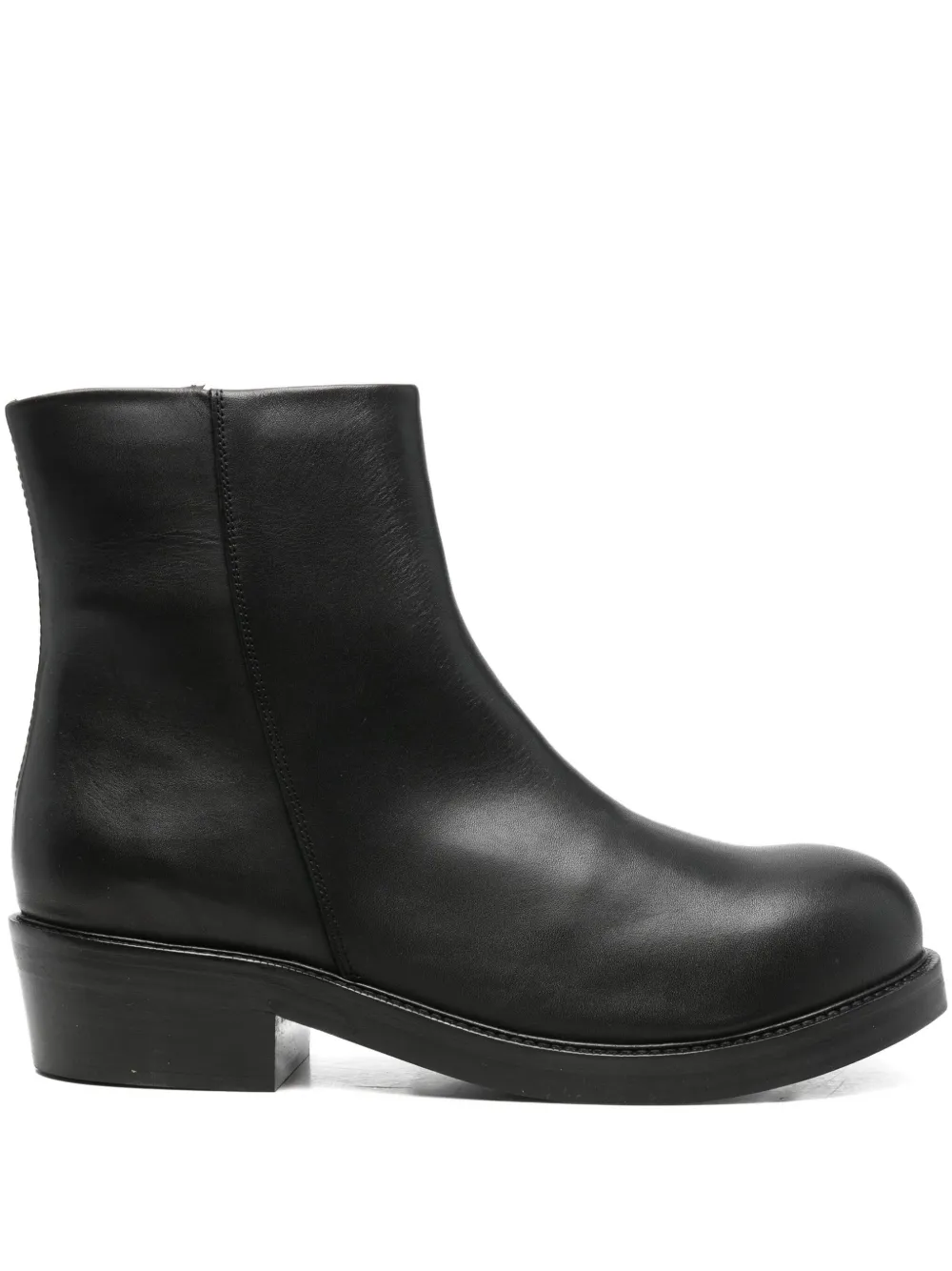 

Кожаные ботинки на молнии спереди Séfr, черный