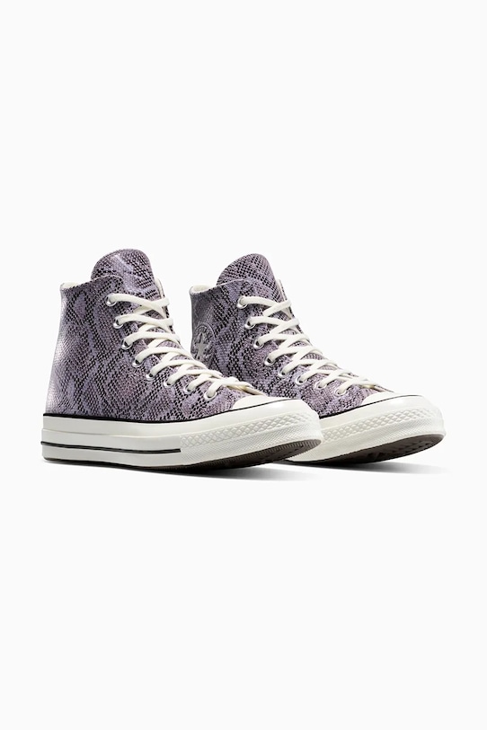 Кроссовки Chuck 70 с принтом под змеиную кожу Converse, фиолетовый — фото 2