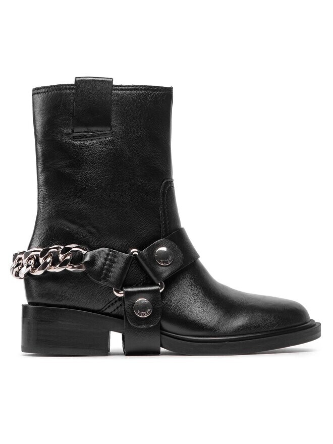 

Ботинки на плоской подошве Cowboystiefel Ruben FL7RUB Guess, черный