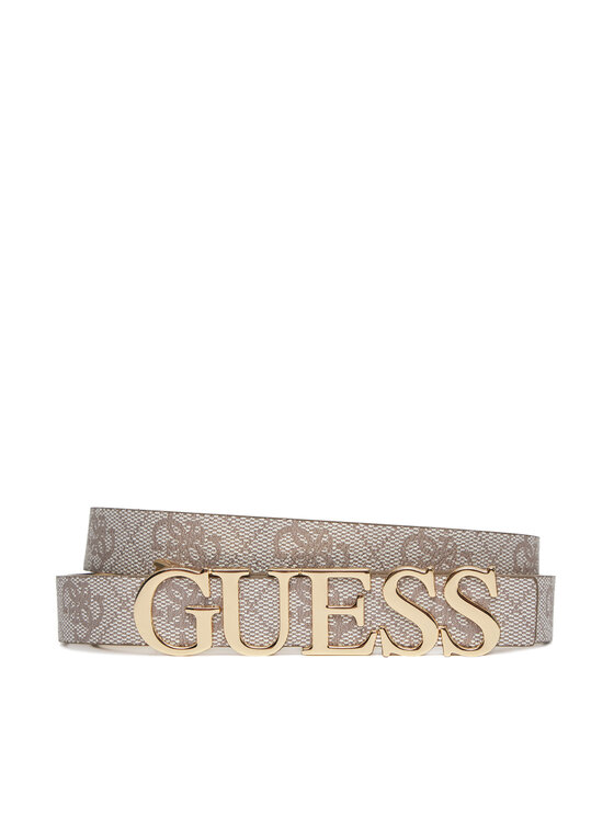 

Ремень женский 172275 серый Zamira BW9204 P5120 Guess, экрю