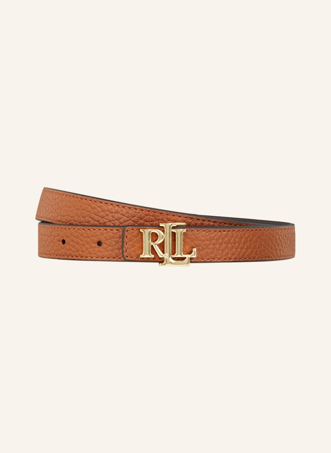 

Кожаный ремень LAUREN RALPH LAUREN, коричневый