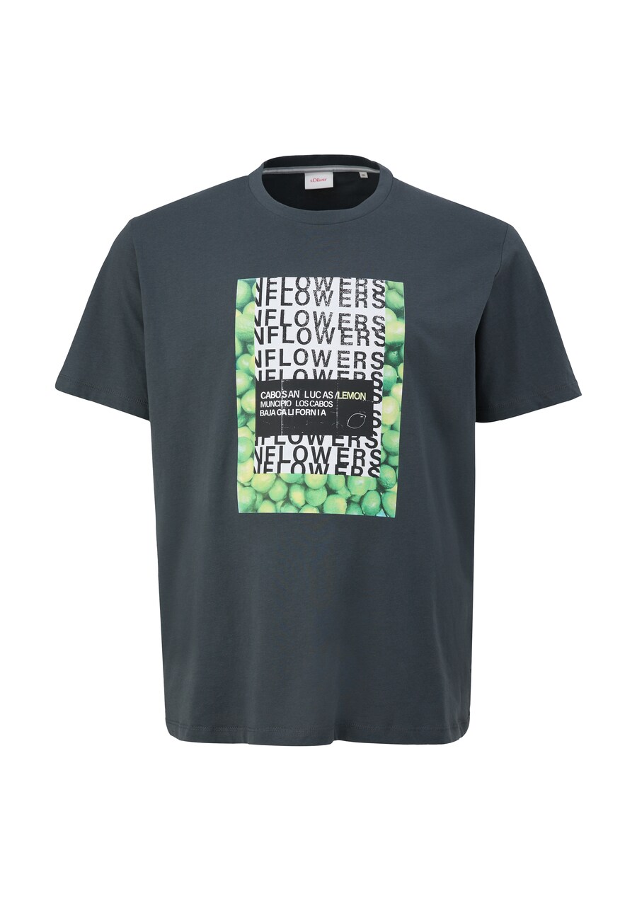 

Классическая футболка s.Oliver Shirt, графитовый