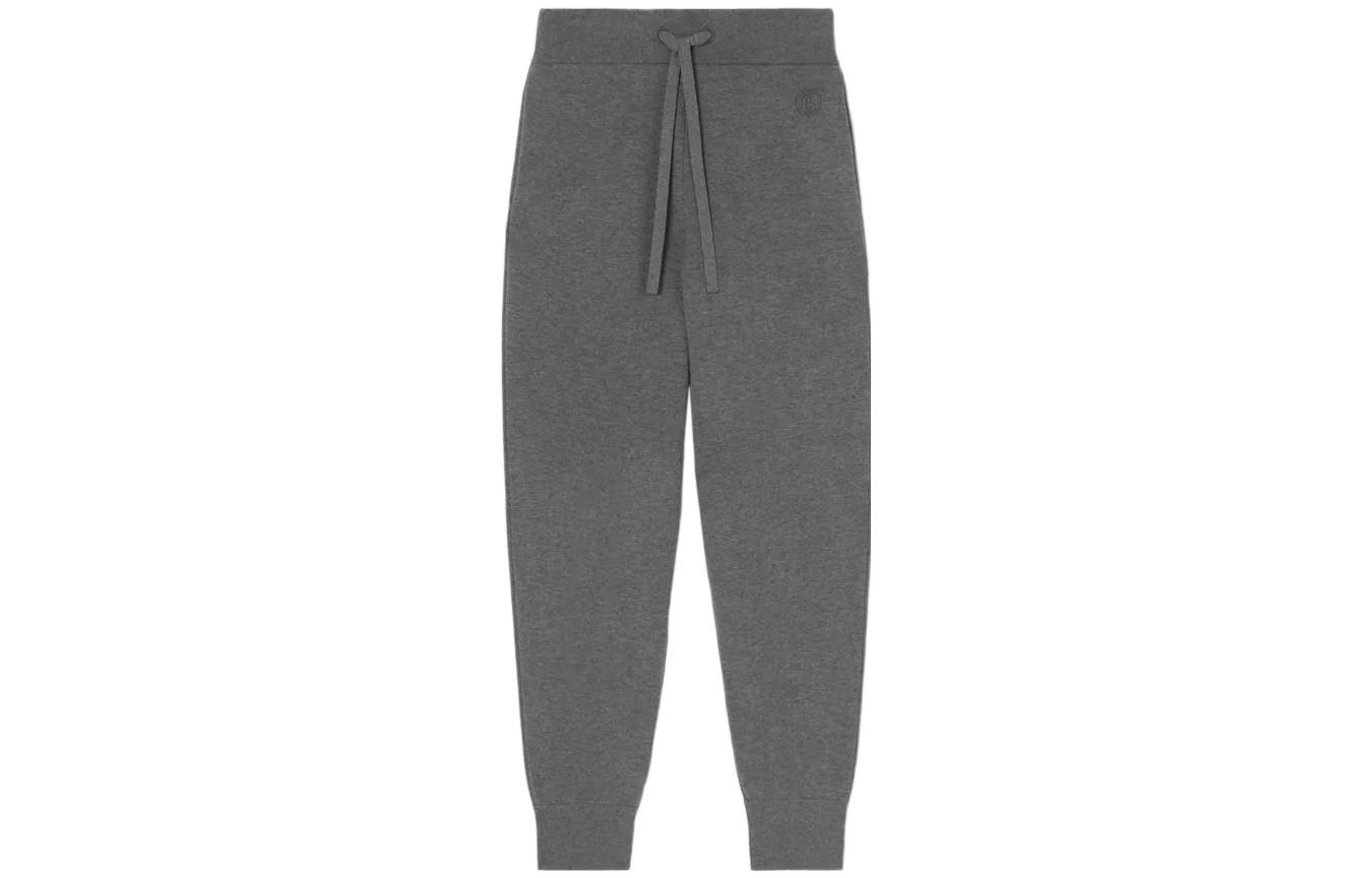 

Вышитые монограммой спортивные брюки Burberry, Штормовой вересково-серый