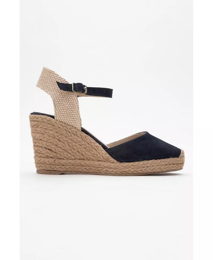 Синта Эспадрильи на платформе из замши (женские) Forever & Always Shoes, синий — фото 3
